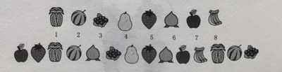 生果和数字替代