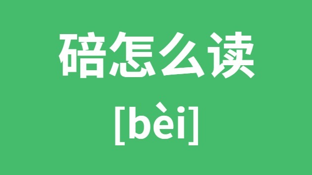 碚怎样读