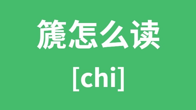 篪怎样读