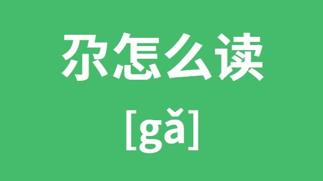 尕怎样读