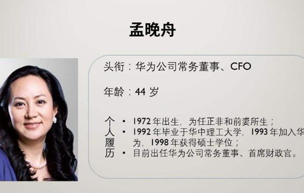 孟晚舟为甚么不姓任,孟晚舟事务是怎样回事