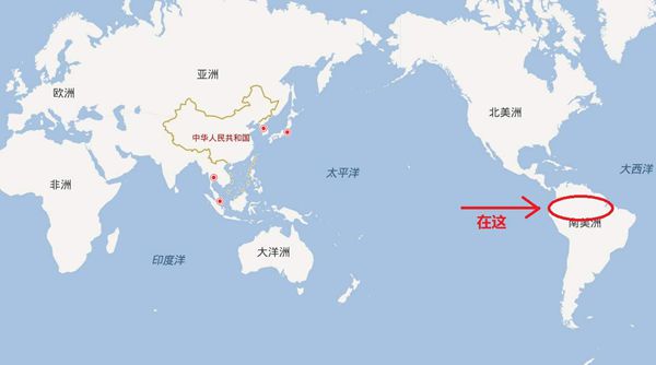 亚马逊河地位图