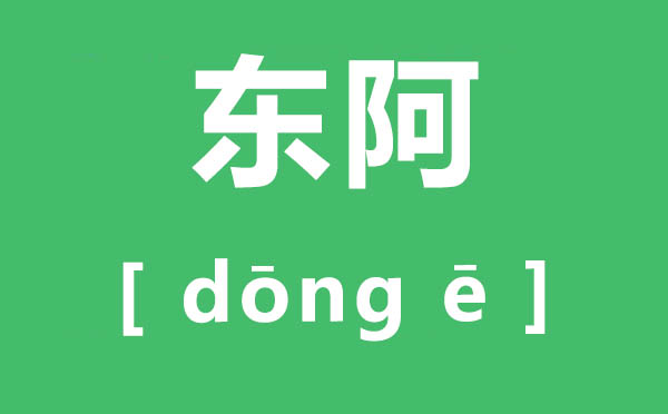 东阿怎样读,东阿的拼音是甚么,阿胶的感化与功能
