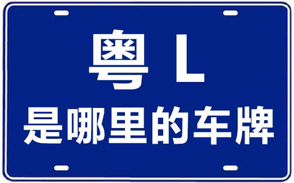 粤L是那里的车商标,惠州的车商标是粤甚么