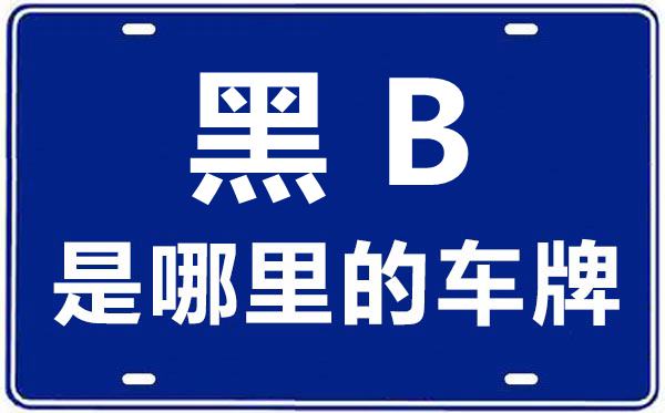 黑B是那里的车商标,齐齐哈尔的车商标是黑甚么