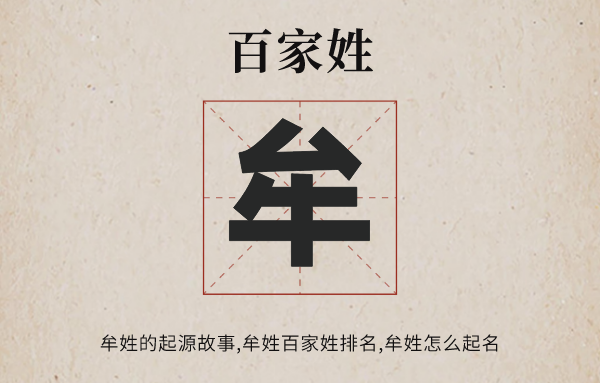 百家姓牟姓的发源故事,牟姓百家姓排名几多位,牟姓有哪些名流