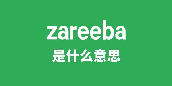 zareeba是甚么意义