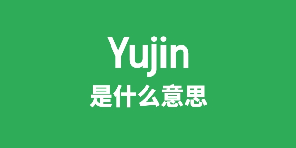 Yujin是甚么意义