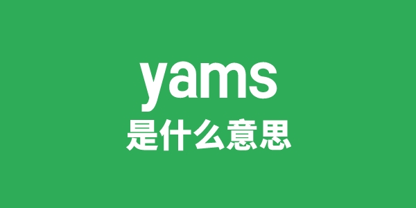 yams是甚么意义