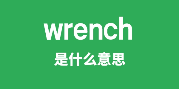 wrench是甚么意义