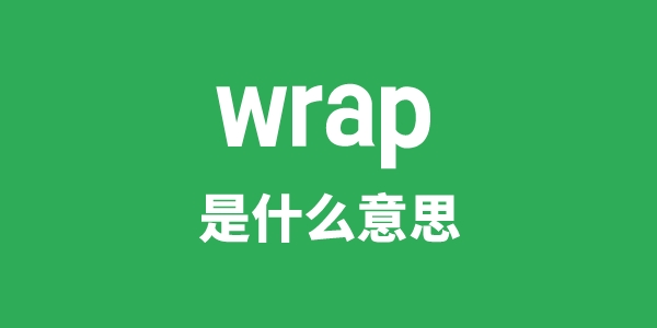 wrap是甚么意义