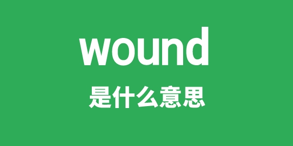 wound是甚么意义