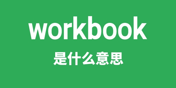 workbook是甚么意义
