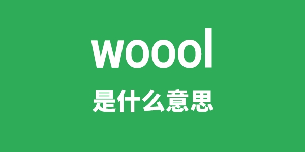 woool是甚么意义