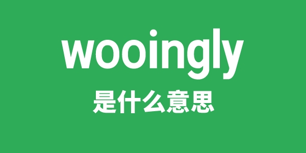 wooingly是甚么意义