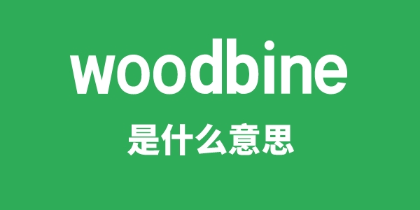 woodbine是甚么意义