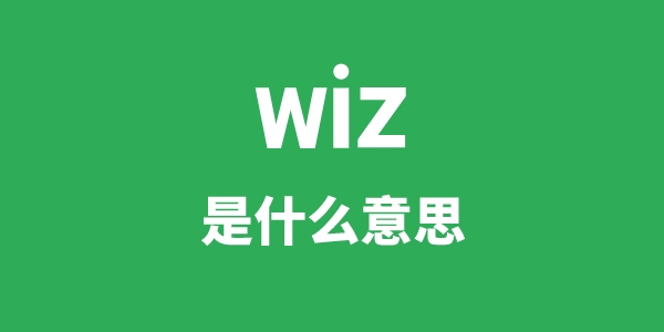 wiz是甚么意义