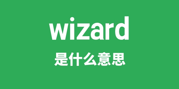 wizard是甚么意义
