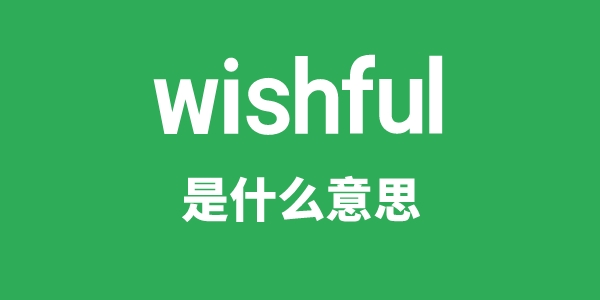 wishful是甚么意义