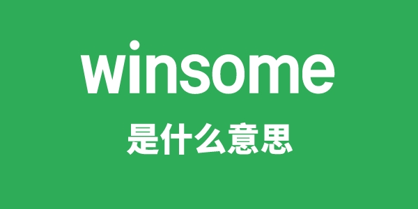 winsome是甚么意义
