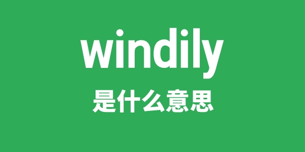 windily是甚么意义