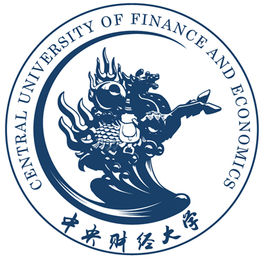 中心财经大黉舍徽