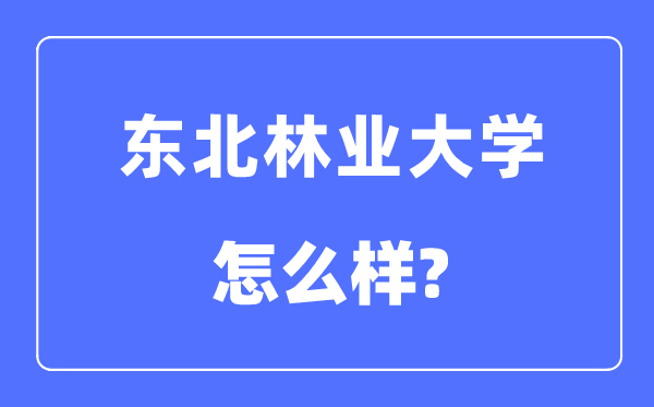 西南林业大学是985仍是211,西南林业大学怎样样？
