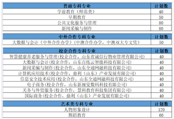 2023年招生存划及各专业招生人数