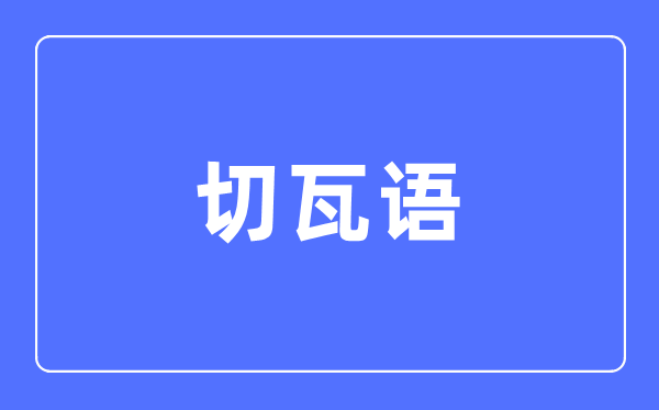 切瓦语专业首要学甚么,切瓦语专业的失业标的目的和远景阐发