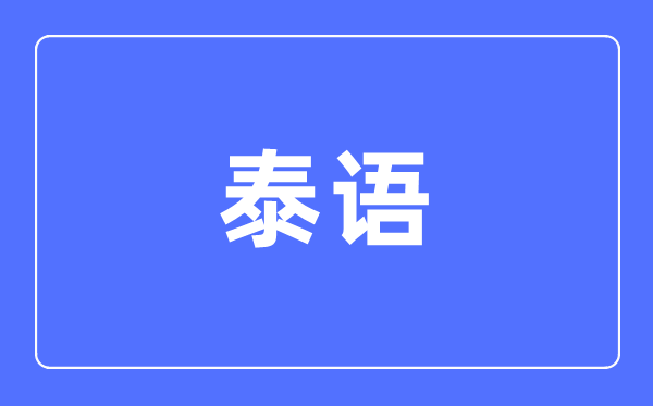 泰语专业首要学甚么,泰语专业的失业标的目的和远景阐发