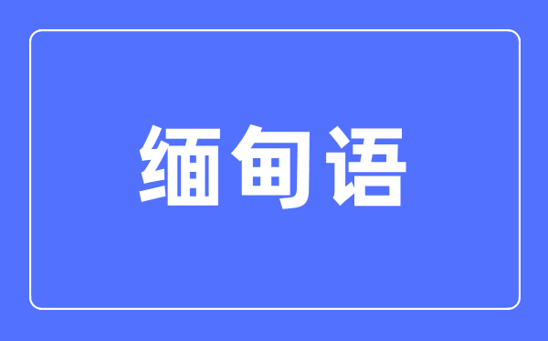 缅甸语专业首要学甚么,缅甸语专业的失业标的目的和远景阐发