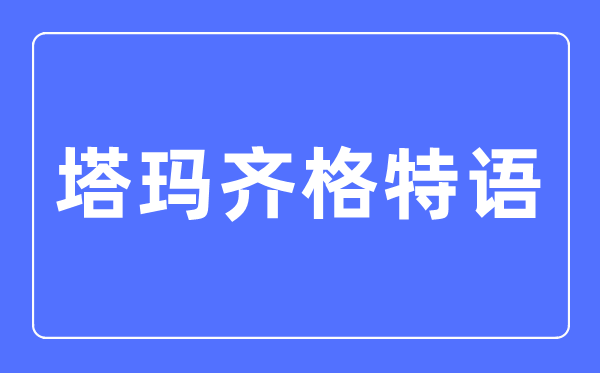 塔玛齐格特语专业首要学甚么,塔玛齐格特语专业的失业标的目的和远景阐发
