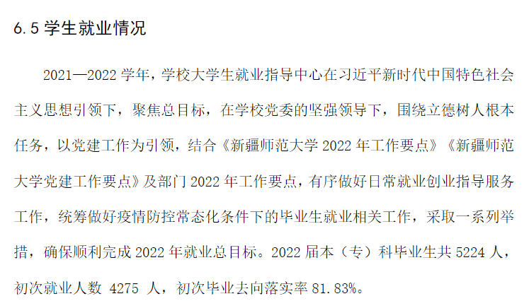 新疆师范大学失业率及失业远景怎样样,好失业吗？