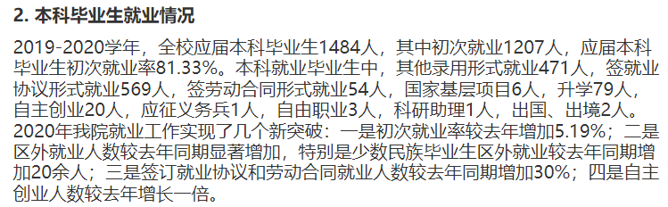 西藏农牧学院失业率及失业远景怎样样,好失业吗？
