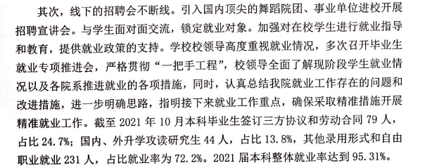 北京跳舞学院失业率及失业远景怎样样,好失业吗？