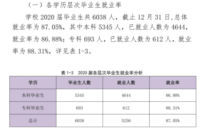 重庆都会科技学院失业率及失业远景怎样样,好失业吗?