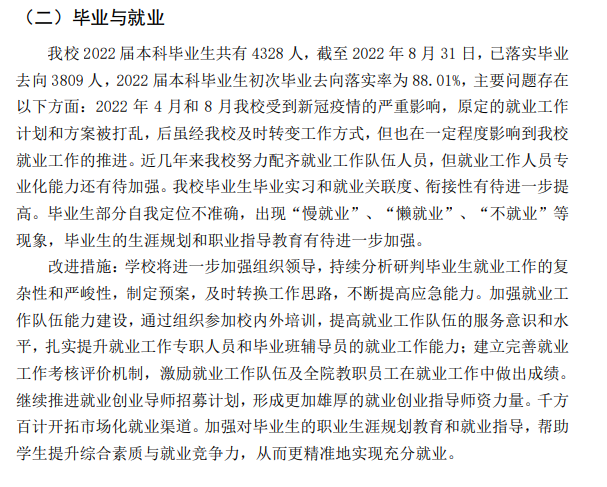 海南寒带陆地学院失业率及失业远景怎样样,好失业吗？