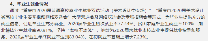 四川美术学院失业率及失业远景怎样样,好失业吗？