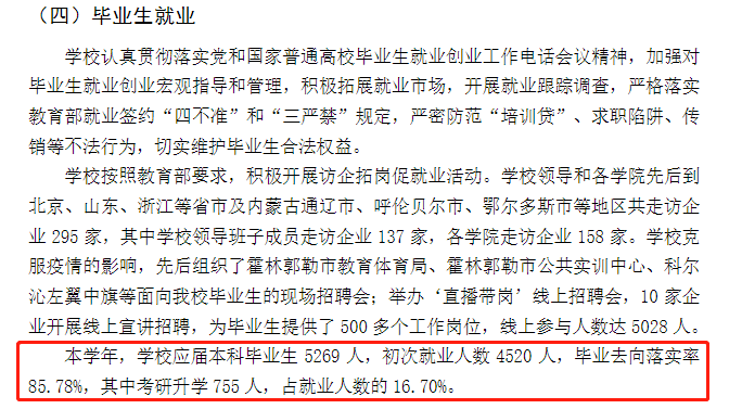 内蒙古民族大学失业率及失业远景怎样样,好失业吗?