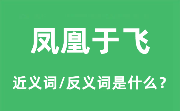 比翼双飞的近义词和反义词是甚么,比翼双飞是甚么意义