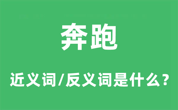 疾驰的近义词和反义词是甚么,疾驰是甚么意义