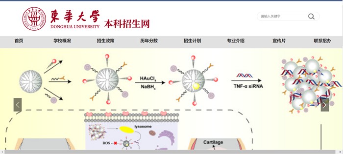 东华大学本科招生网进口(//zs.dhu.edu.cn/)