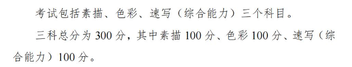 2024年湖南艺术统考满分是几多,湖南艺考科目及分值