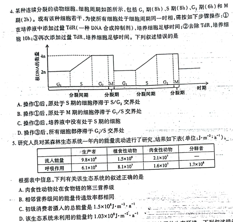 新高考2024七省联考生物试卷及谜底剖析