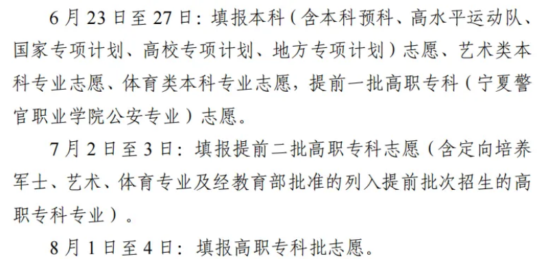 2024天下各地高考自愿填报时辰和停止时辰一览表（完全版）