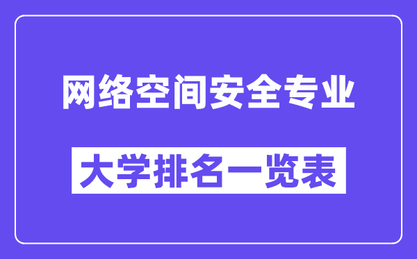 天下收集空间宁静专业大学排名一览表(最新排行榜)