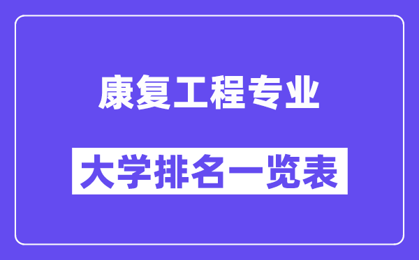 天下病愈工程专业大学排名一览表(最新排行榜)