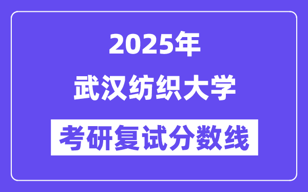 2025优游纺织大学考研复试分数线一览表