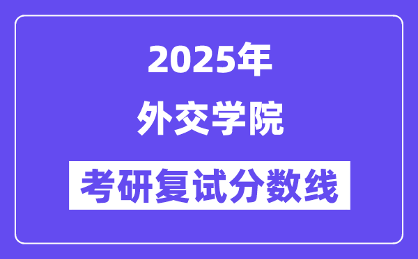 2025交际学院考研复试分数线一览表