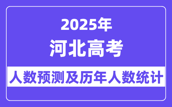 2025年河北高考人数预估几多(统考人数估计冲破70万人)